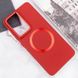 TPU чехол Bonbon Metal Style with MagSafe для Samsung Galaxy S21 Ultra Красный / Red