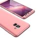 Пластикова накладка GKK LikGus 360 градусів для Samsung A530 Galaxy A8 (2018), Розовый / Rose Gold