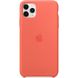 Чехол Silicone case (AAA) для Apple iPhone 11 Pro Max (6.5") Оранжевый/Сlementine