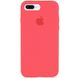 Чехол Silicone Case Full Protective (AA) для Apple iPhone 7 plus / 8 plus (5.5") Арбузный / Watermelon red