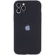 Чохол Silicone Case Full Camera Protective (AA) для Apple iPhone 13 Pro Max (6.7 "), Чорний / Black