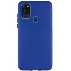 Силіконовий чохол Candy для Samsung Galaxy A21s, Синий