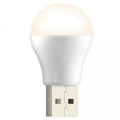 USB лампа LED 1W Белый / Круглый