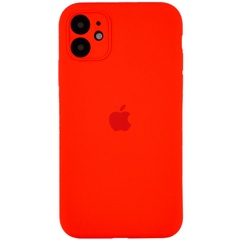 Чохол Silicone Case Full Camera Protective (AA) для Apple iPhone 12 (6.1"), Червоний / Red