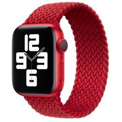 Ремешок Braided Solo Loop для Apple watch (S) 42mm/44mm Красный