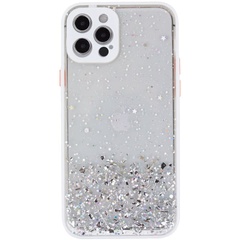 TPU чехол Spangle star с защитой камеры для Apple iPhone 12 Pro (6.1") Белый