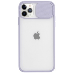 Чехол Camshield mate TPU со шторкой для камеры для Apple iPhone 11 Pro Max (6.5") Сиреневый