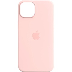 Кожаный чехол Leather Case (AA Plus) with MagSafe для Apple iPhone 13 (6.1") Sand Pink
