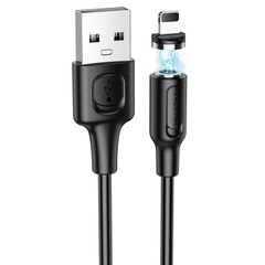 Дата кабель Borofone BX41 Amiable USB to Lightning (1m), Чорний
