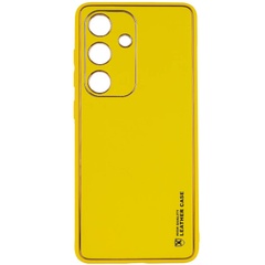 Шкіряний чохол Xshield для Samsung Galaxy A55, Желтый / Yellow