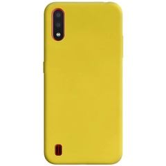 Силиконовый чехол Candy для Samsung Galaxy M01, Желтый