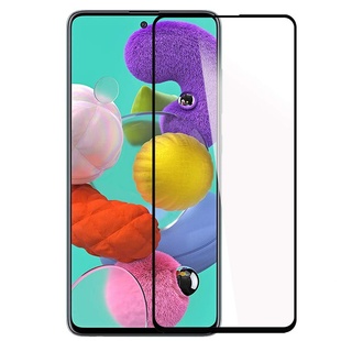 Защитное стекло 2.5D CP+ (full glue) для Samsung Galaxy A71 / Note 10 Lite / M51 / M62 / M52 / A73 Черный