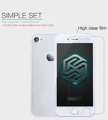 Защитная пленка Nillkin Crystal для Apple iPhone 8 (4.7"), Анти-отпечатки