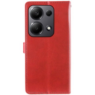 Кожаный чехол книжка GETMAN Gallant (PU) для Xiaomi Poco X6 / Note 13 Pro 5G Красный