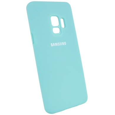 Чохол Silicone Cover Full Protective (AA) для Samsung Galaxy S9, Зелений / Pine green
