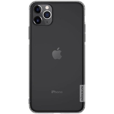 TPU чехол Nillkin Nature Series для Apple iPhone 11 Pro Max (6.5") Серый (прозрачный)