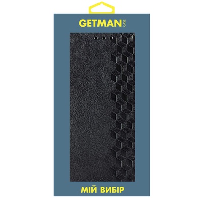 Шкіряний чохол книжка GETMAN Cubic (PU) для OnePlus 9RT 5G, Чорний