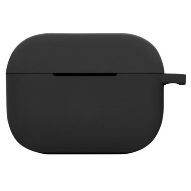 Силіконовий футляр New з карабіном для навушників Airpods Pro, Чорний / Black