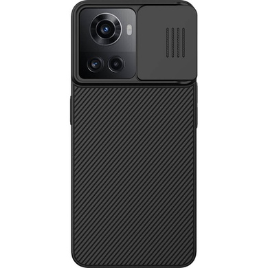 Карбоновая накладка Nillkin Camshield (шторка на камеру) для OnePlus Ace 5G Черный / Black