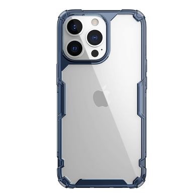 TPU чехол Nillkin Nature Pro Series для Apple iPhone 13 Pro (6.1") Синий (прозрачный)