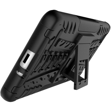 Противоударный двухслойный чехол Shield для Oppo F1 с подставкой, Черный