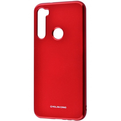 TPU чохол Molan Cano Glossy для Xiaomi Redmi Note 8/ Note 8 2021, Бордовый