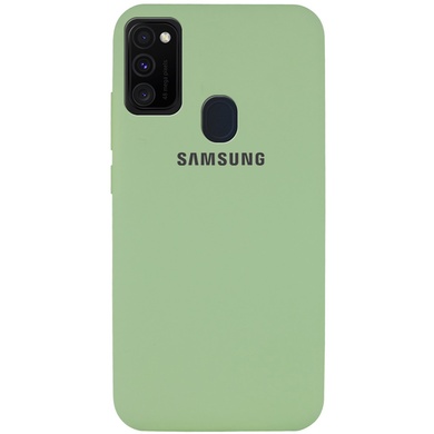 Чехол Silicone Cover Full Protective (AA) для Samsung Galaxy M30s / M21 Мятный / Mint