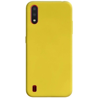 Силіконовий чохол Candy для Samsung Galaxy M01, Желтый
