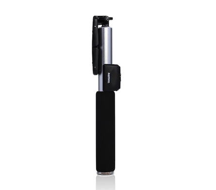 Телескопический монопод Remax P4 для селфи (Bluetooth) (30см - 100см) Серебряный