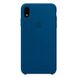 Чехол Silicone case (AAA) для Apple iPhone XR (6.1") Синий / Blue Horizon