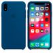 Чехол Silicone case (AAA) для Apple iPhone XR (6.1") Синий / Blue Horizon