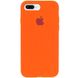 Чехол Silicone Case Full Protective (AA) для Apple iPhone 7 plus / 8 plus (5.5") Оранжевый / Apricot