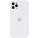 Чехол Silicone Case Full Camera Protective (AA) для Apple iPhone 12 Pro (6.1") Белый / White