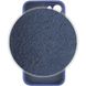 Чехол Silicone Case Full Camera Protective (AA) для Apple iPhone 14 Plus (6.7") Синий / Deep navy