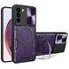 Ударопрочный чехол Bracket case with Magnetic для Samsung Galaxy S21 FE Purple