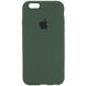 Чехол Silicone Case Full Protective (AA) для Apple iPhone 7 / 8 / SE (2020) (4.7") Зеленый / Army green