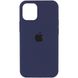 Чехол Silicone Case Full Protective (AA) для Apple iPhone 13 Pro (6.1") Темный Синий / Midnight Blue