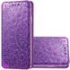 Кожаный чехол книжка GETMAN Mandala (PU) для Samsung Galaxy S20 FE Фиолетовый