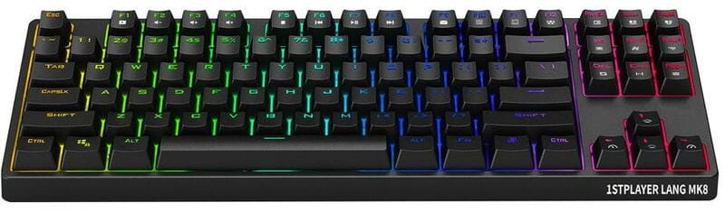 Ігрова клавіатура 1stPlayer MK8 Lite Blue Switch USB, Black