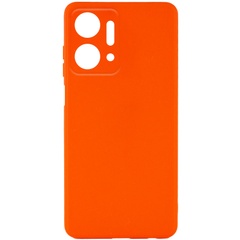 Силиконовый чехол Candy Full Camera для Huawei Honor X7a Оранжевый / Orange