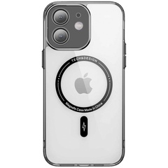 TPU+PC чохол Fullcolor with Magnetic Safe для Apple iPhone 12 (6.1"), Black
