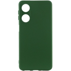 Чохол Silicone Cover Lakshmi Full Camera (A) для Oppo A38 / A18, Зелений / Dark Green