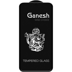 Защитное стекло Ganesh (Full Cover) (тех.пак) для Apple iPhone 11 / XR (6.1") Черный