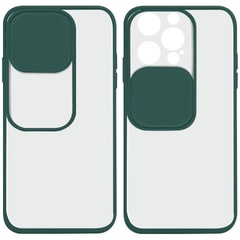 Чехол Camshield mate TPU со шторкой для камеры для Apple iPhone 13 Pro (6.1") Зеленый