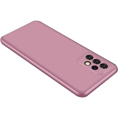 Пластиковая накладка GKK LikGus 360 градусов (opp) для Samsung Galaxy A33 5G Розовый / Rose Gold