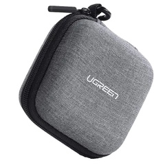 Футляр для наушников UGREEN LP128 Earphone Carrying Case Bag Gray