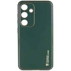 Шкіряний чохол Xshield для Samsung Galaxy A55, Зелений / Army green