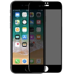 Захисне скло Privacy 5D Matte (full glue) (тех.пак) для Apple iPhone 7 plus / 8 plus (5.5"), Чорний