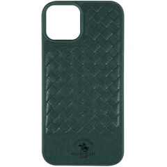 Кожаный чехол Polo Santa Barbara для Apple iPhone 12 Pro / 12 (6.1") Green