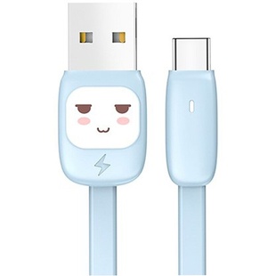 Дата кабель USAMS US-SJ232 U7 USB to Type-C (1.2m), Голубой